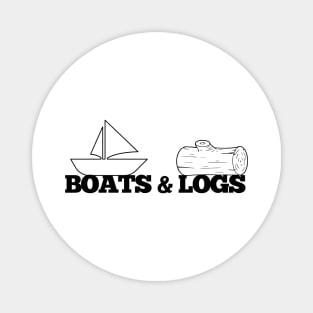 Boats and Logs Magnet